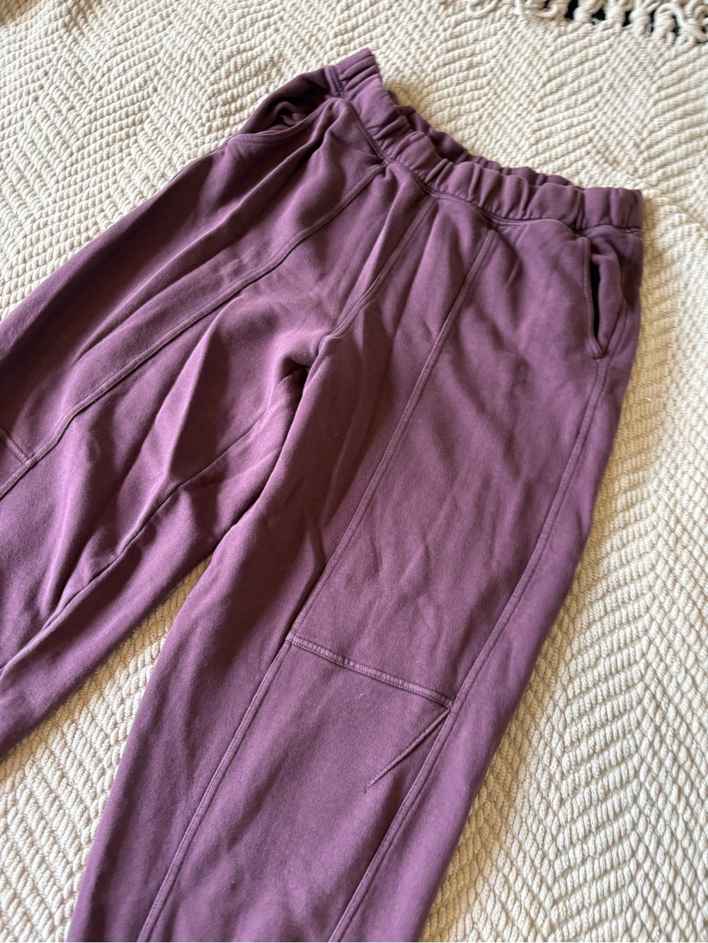 Aerie Women’s Barrel Jogger Pants in Mauve